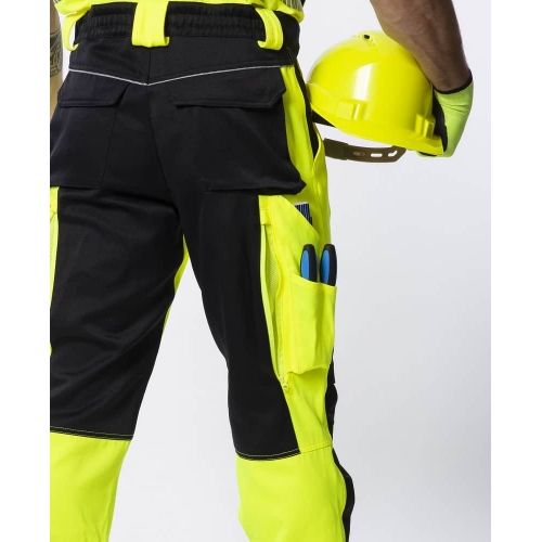 Waist pants ARDON®SIGNAL+ yellow-black 44 Yellow-black