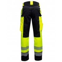 Nohavice do pása ARDON®SIGNAL+ žlto-čierne skrátené S 
