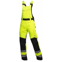 Nohavice s náprsenkou ARDON®SIGNAL+ žlto-čierne 44