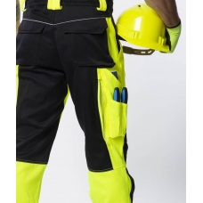 Pants with bib ARDON®SIGNAL+ yellow-black 44 Yellow-black