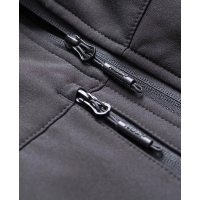 Winter softshell vest ARDON®VISION, black-yellow S Black-yellow