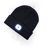 Winter hat with LED light ARDON®BOAST, black Black