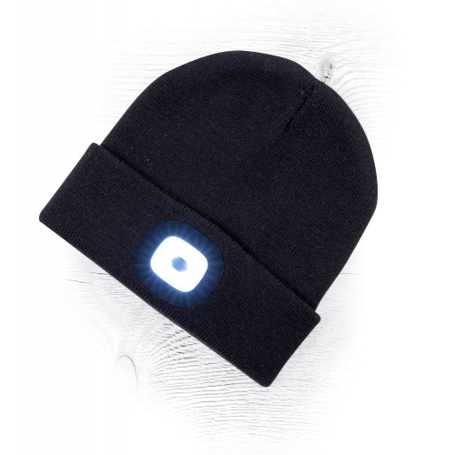 Winter hat with LED light ARDON®BOAST, black Black