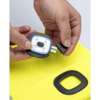 Zimná čiapka s LED svietlomARDON®BOAST, žltá hi-vis