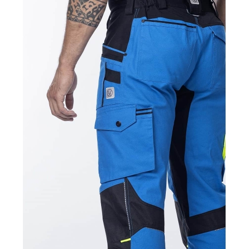 Nohavice s náprsenkou ARDON®4Xstretch® modré
