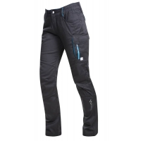Waist pants ARDON®FLORET black-blue Black-turquoise