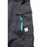 Waist pants ARDON®FLORET black-blue Black-turquoise