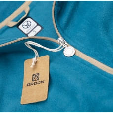 Dámska flísová mikina ARDON®FLORET petrolejovovo modrá 3XL 