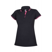 Women's polo shirt ARDON®FLORET black Black