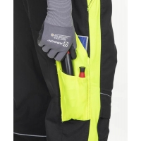 Nohavice do pása ARDON®NEON čierno-žlté