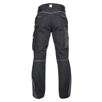 Waist trousers ARDON®URBAN black-gray shortened Black