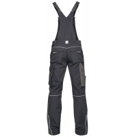Pants with bib ARDON®URBAN black-gray shortened Black