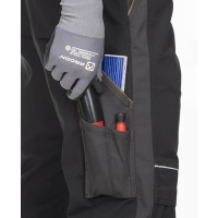 Pants with bib ARDON®URBAN black-gray shortened Black