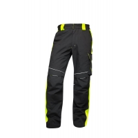 Waist pants ARDON®NEON black-yellow, extended Yellow