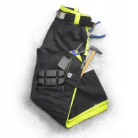 Waist pants ARDON®NEON black-yellow, extended Yellow