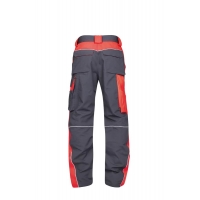 Pants to the waist ARDON®NEON gray-red, extended Red