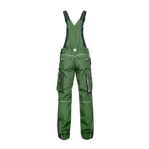 Nohavice s náprsenkou ARDON®URBAN+ zelené skrátené