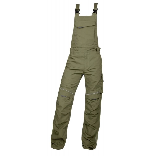 Pants with bib ARDON®URBAN+ khaki shortened Khaki