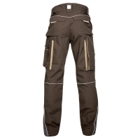 Waist trousers ARDON®URBAN+ brown shortened Brown