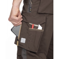 Pants with bib ARDON®URBAN+ brown Brown
