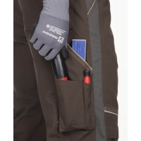 Pants with bib ARDON®URBAN+ brown Brown