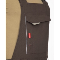 Pants with bib ARDON®URBAN+ brown Brown