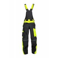 Pants with bib ARDON®NEON WINTER black-yellow Black