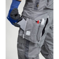 Pants with bib ARDON®URBAN+ gray extended Gray