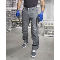 Waist trousers ARDON®URBAN+ gray shortened Gray