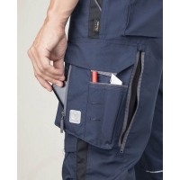 Pants with bib ARDON®URBAN+ dark blue extended Blue (dark)