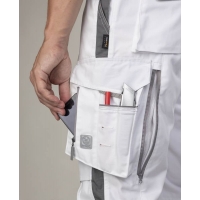 Waist pants ARDON®URBAN+ white-grey White