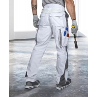 Waist trousers ARDON®URBAN+ white-grey shortened White