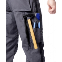 Nohavice s náprsenkou ARDON®URBAN+ tmavo sivé