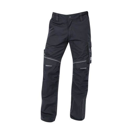 Waist trousers ARDON®URBAN+ black-grey shortened Black