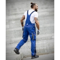 Nohavice s náprsenkou ARDON®URBAN+ stredne modré skrátené S
