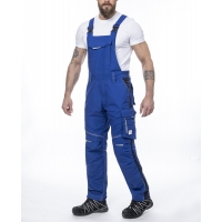 Nohavice s náprsenkou ARDON®URBAN+ stredne modré royal predĺžené 2XL 