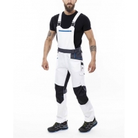 Nohavice s náprsenkou ARDON®4Xstretch® biele