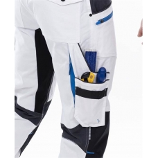 Nohavice s náprsenkou ARDON®4Xstretch® biele