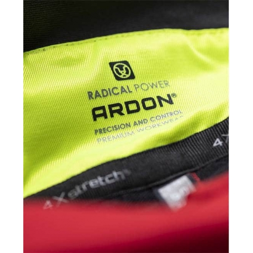 Nohavice s náprsenkou ARDON®4Xstretch® červené