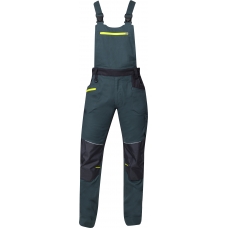 Nohavice s náprsenkou ARDON®4Xstretch® tmavo zelená 64 