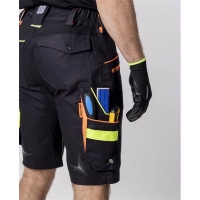 Šortky ARDON®CREATRON čierne-neón 46 