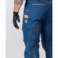 Nohavice s náprsenkou ARDON®CREATRON® modrá-neon 46 