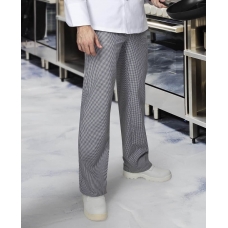 Butcher's trousers PEPITO 02 White-grey