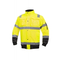 Reflective jacket ARDON®HOWARD+ yellow-black Yellow-black