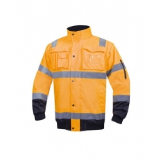 Bunda reflexná ARDON®HOWARD+ oranžovo-čierna S