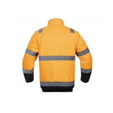 Bunda reflexná ARDON®HOWARD+ oranžovo-čierna S