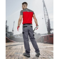 Nohavice do pása ARDON®COOL TREND sivo-čierne