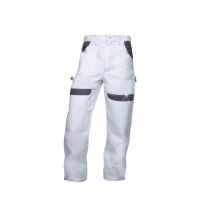Waist pants ARDON®COOL TREND white-grey, shortened White-grey