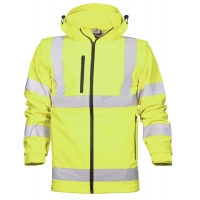 Bunda softshelová ARDON®REF501 hi-viz žltá