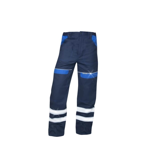 Reflective waist pants ARDON®COOL TREND dark blue-light blue Blue